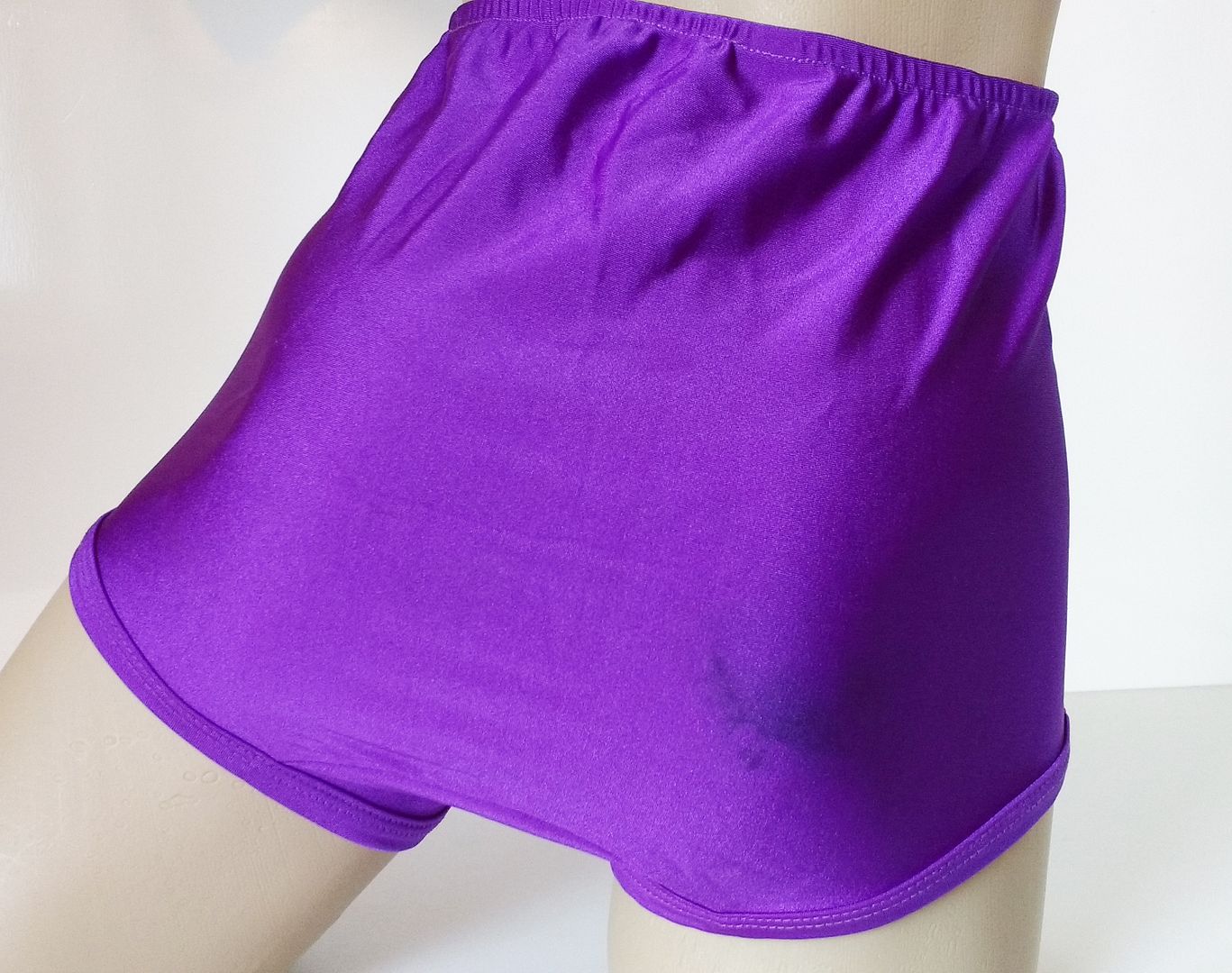 Purple Nylon Spandex Sports Netball Panties Knickers Briefs UK L 16 eBay